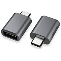 nonda Adaptador USB C a USB 3.0 (2 Pack)- Adaptador USB-C a USB- USB Tipo-C a USB- Thunderbolt 3 a Adaptador USB hembra…